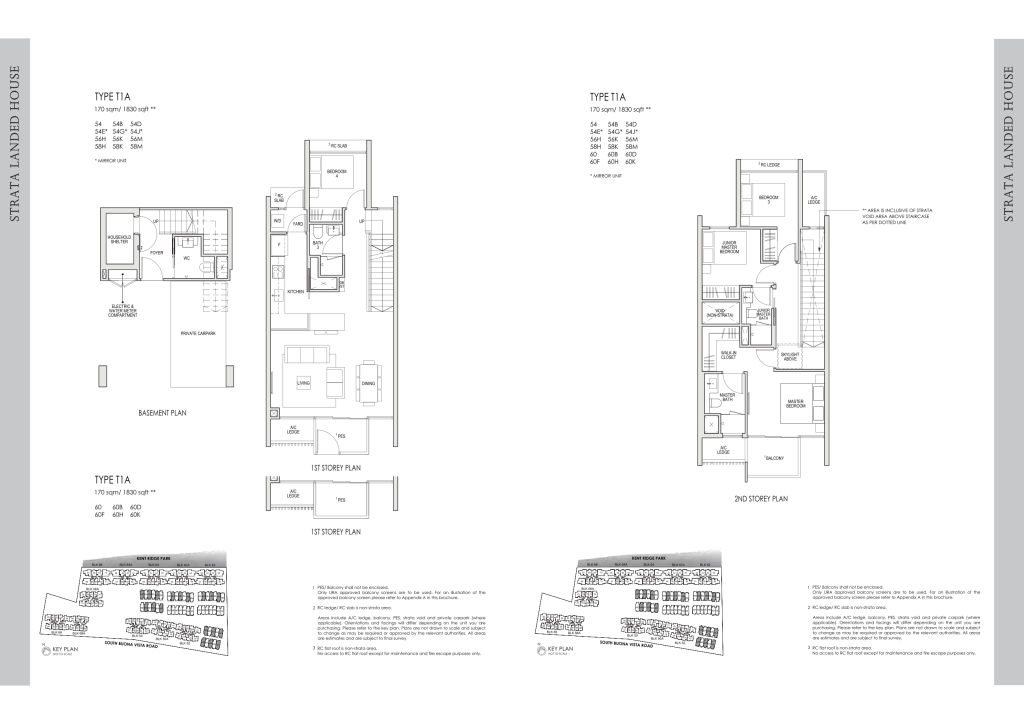 Kent Ridge Hill Residences floor plan, 1830 sqft, Queenstown, Singapore