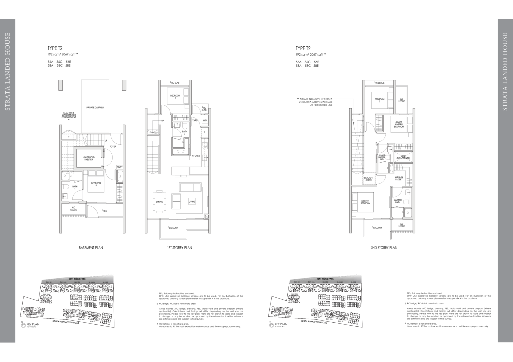 Kent Ridge Hill Residences floor plan, 2067 sqft, Queenstown, Singapore