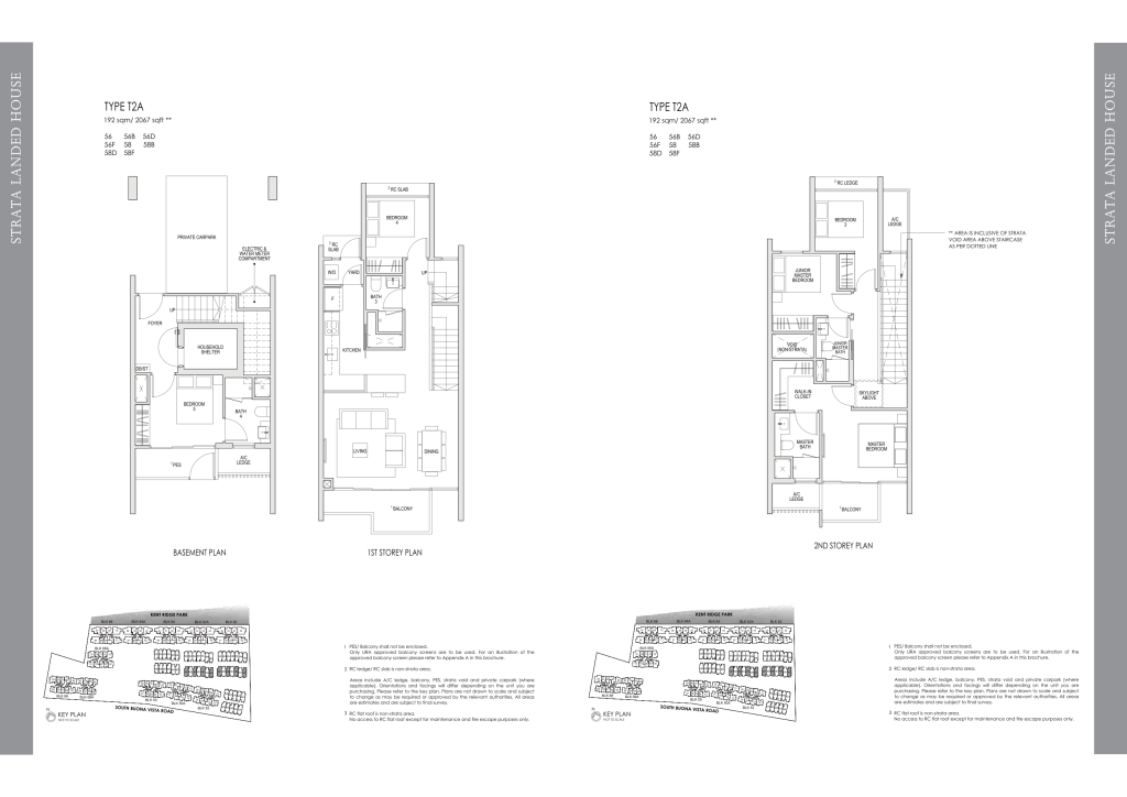 Kent Ridge Hill Residences floor plan, 2067 sqft, Queenstown, Singapore
