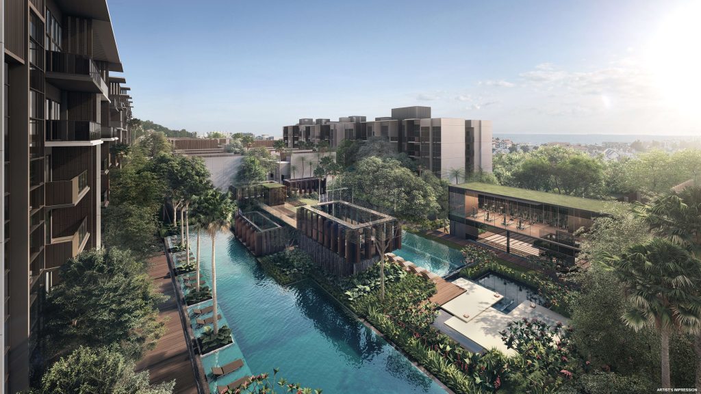 Kent Ridge Hill Residences swimming pool, Queenstown, Singapore