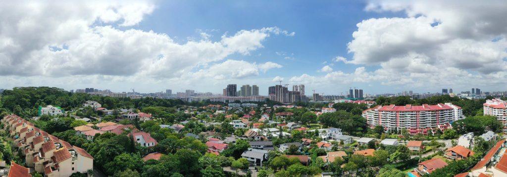 Ki Residences at Brookvale view south, Clementi, Singapore