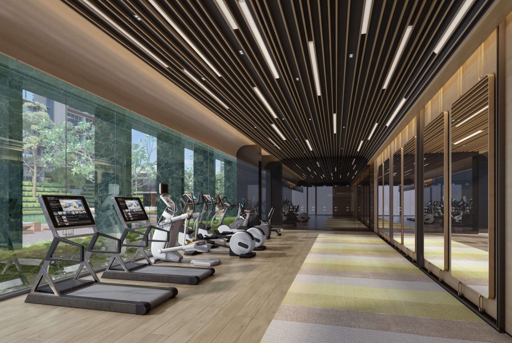 Leedon Green gymnasium, Bukit Timah, Singapore