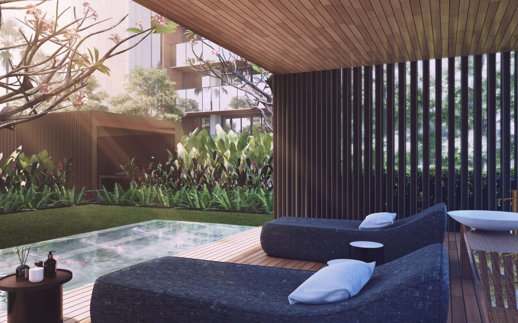 Leedon Green garden pavilion, Bukit Timah, Singapore