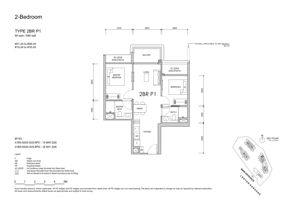 Lentor Gardens Residences floor plan 1