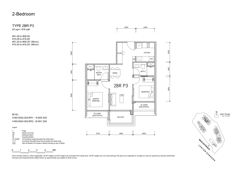 Lentor Gardens Residences floor plan 3
