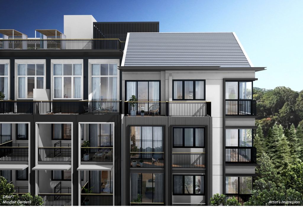 Mayfair Gardens exterior view, Bukit Timah, Singapore