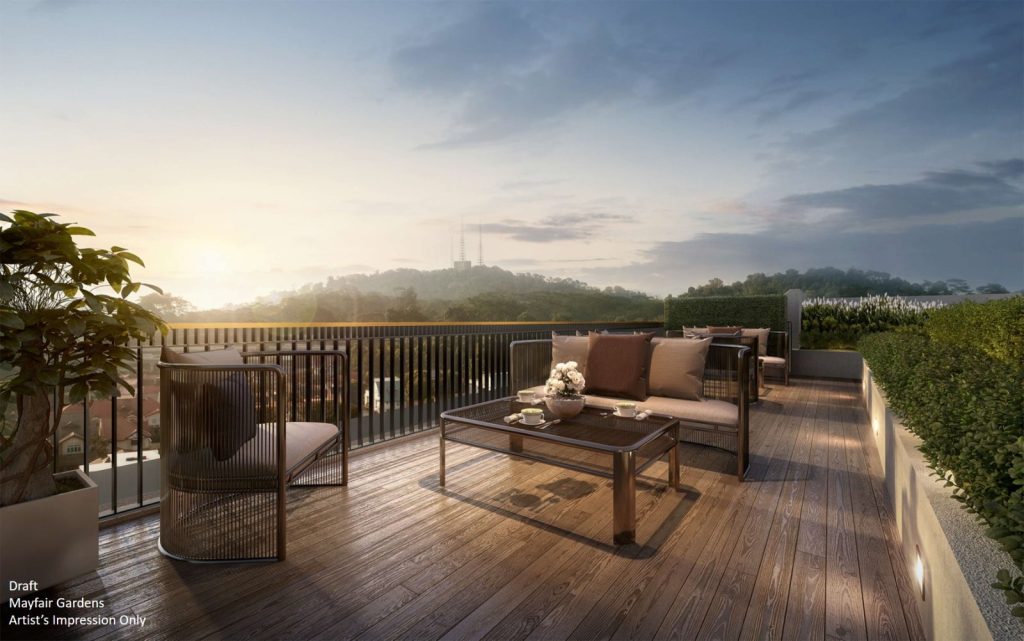 Mayfair Gardens exterior view, Bukit Timah, Singapore