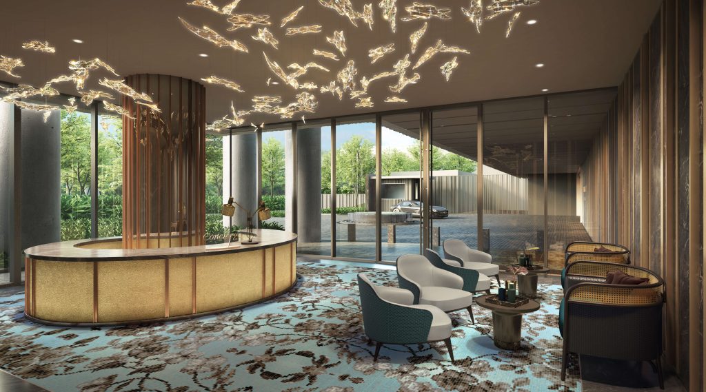 Margaret Ville lobby, Queenstown, Singapore