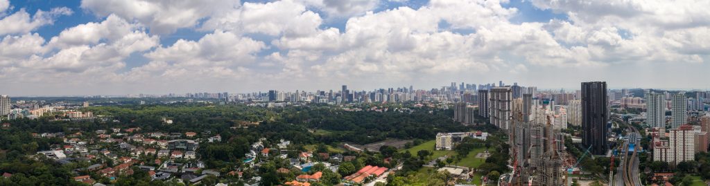 Margaret Ville panoview, Queenstown, Singapore
