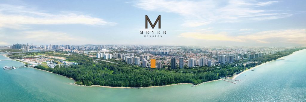Meyer Mansion aerial view, Marine Parade, Singapore
