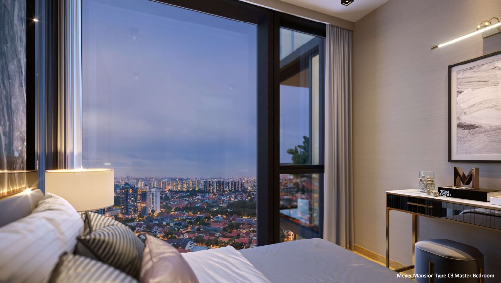 Meyer Mansion bedroom, Marine Parade, Singapore