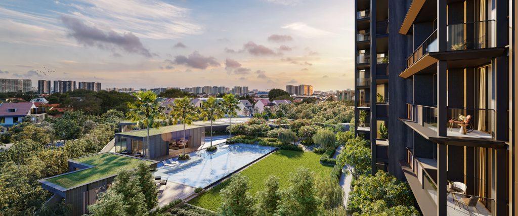 Meyer Mansion landscape, Marine Parade, Singapore