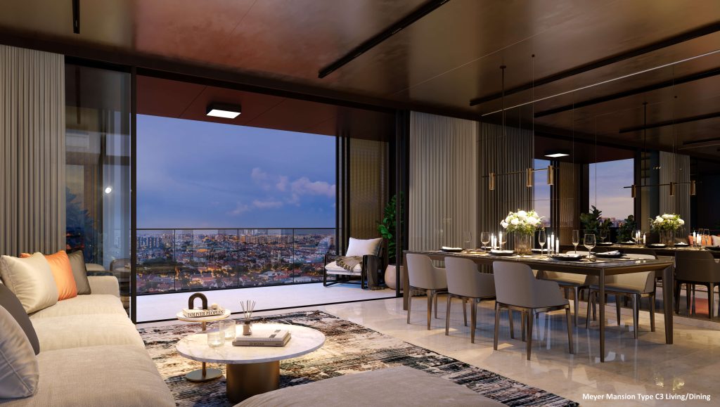 Meyer Mansion living room, Marine Parade, Singapore
