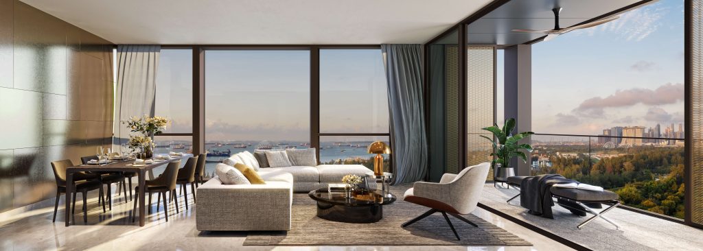 Meyer Mansion living room, Marine Parade, Singapore