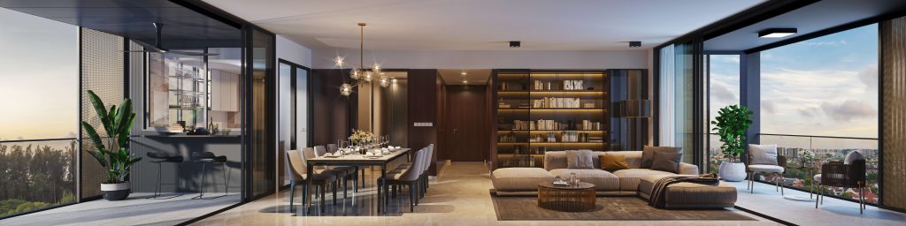 Meyer Mansion living room, Marine Parade, Singapore
