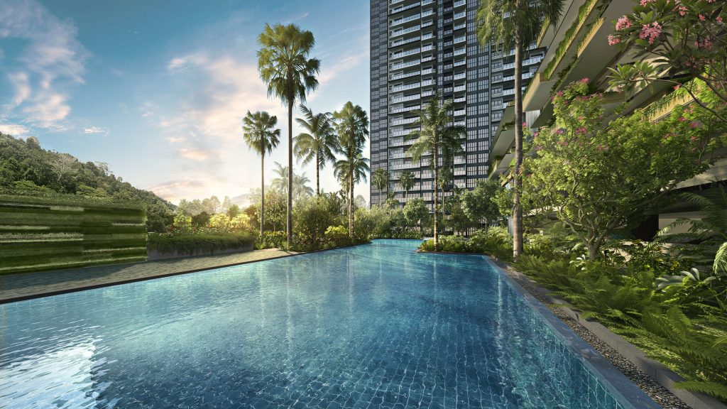 Midwood swimming pool, Bukit Batok, Singapore
