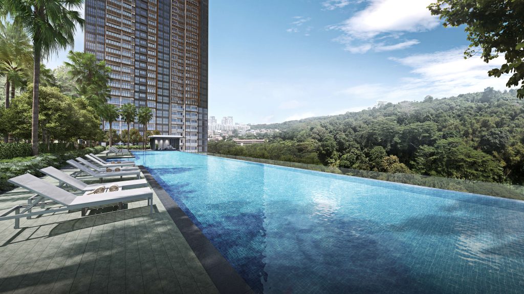 Midwood swimming pool, Bukit Batok, Singapore