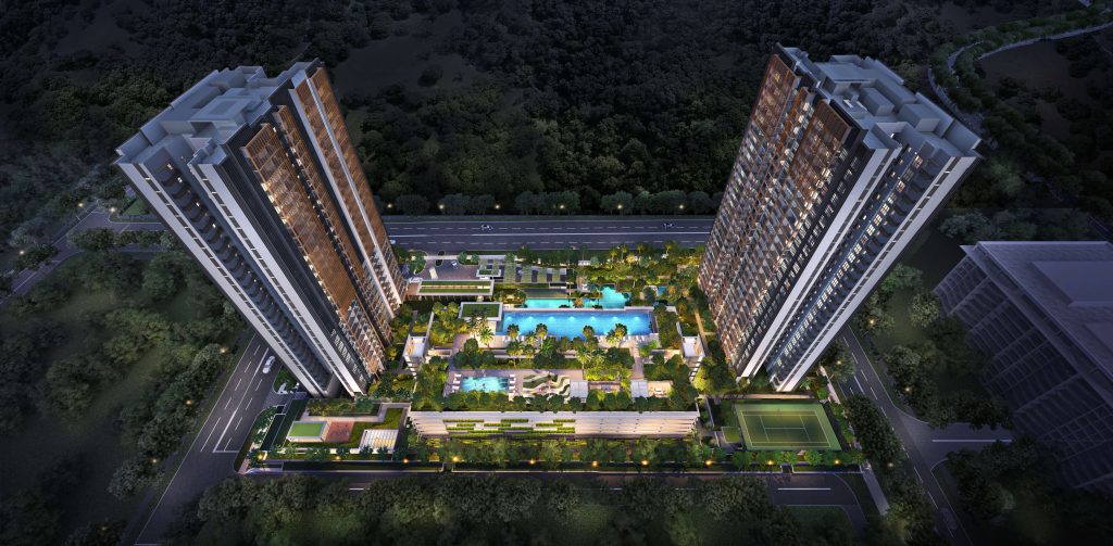 Midwood tower exterior, Bukit Batok, Singapore