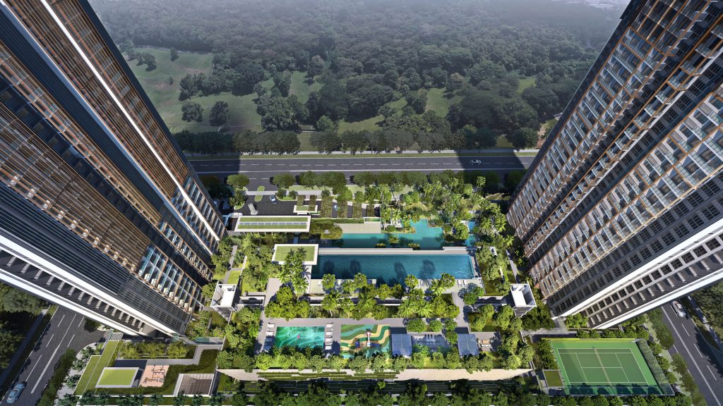 Midwood tower exterior, Bukit Batok, Singapore