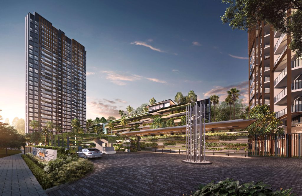 Midwood tower exterior, Bukit Batok, Singapore