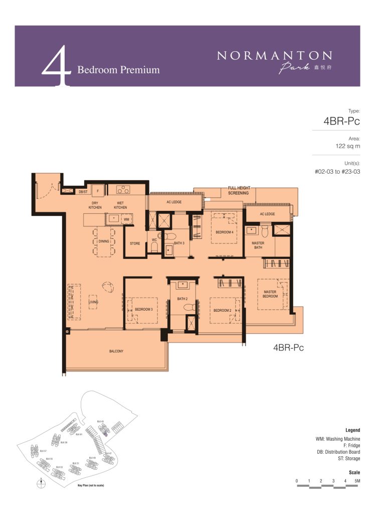 Normanton Park floor plan, 1313 sqft, Queenstown, Singapore