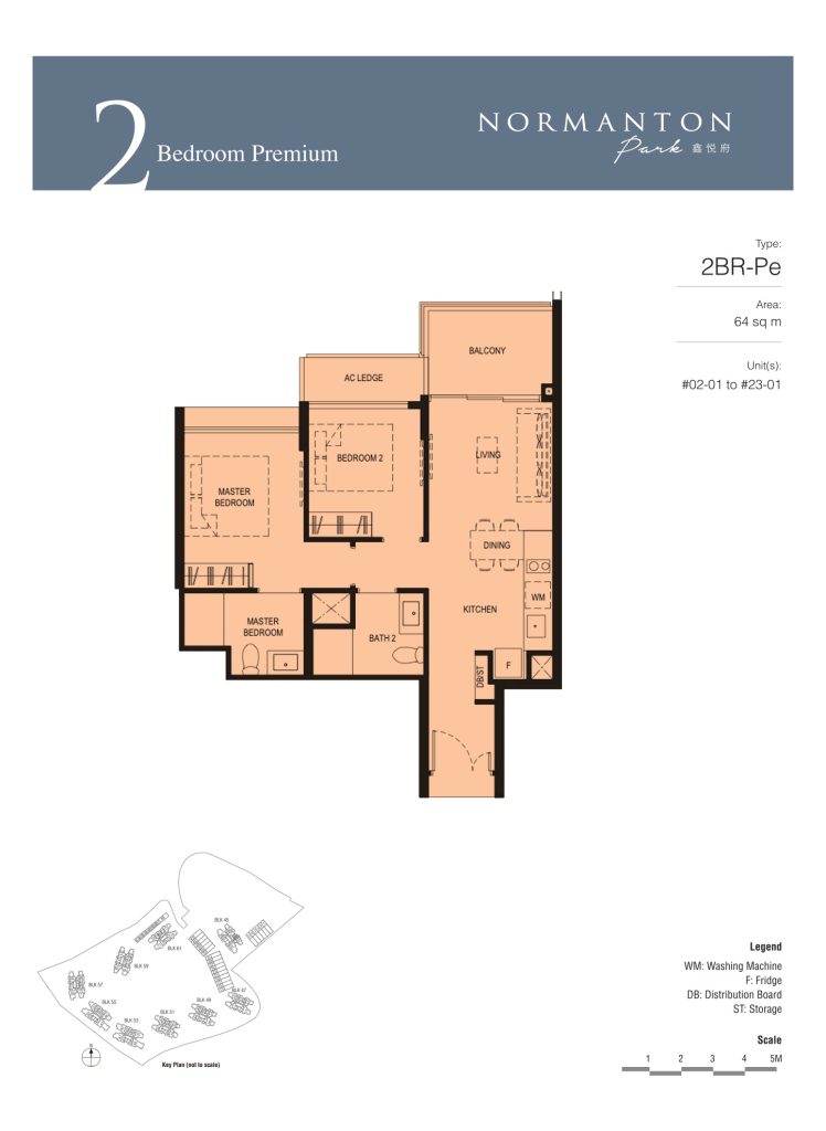 Normanton Park floor plan, 689 sqft, Queenstown, Singapore
