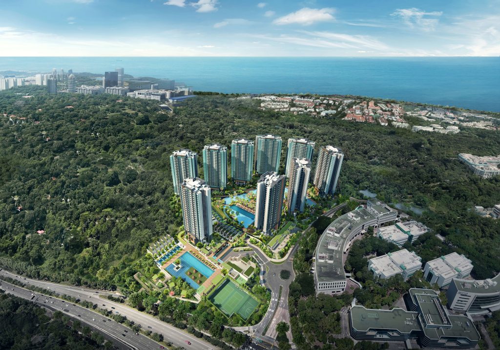 Normanton Park arial, Queenstown, Singapore