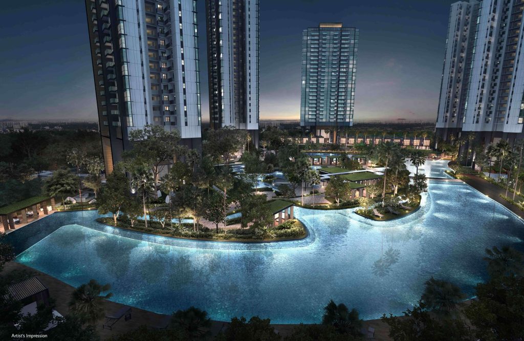 Normanton Park swimming pool, Queenstown, Singapore