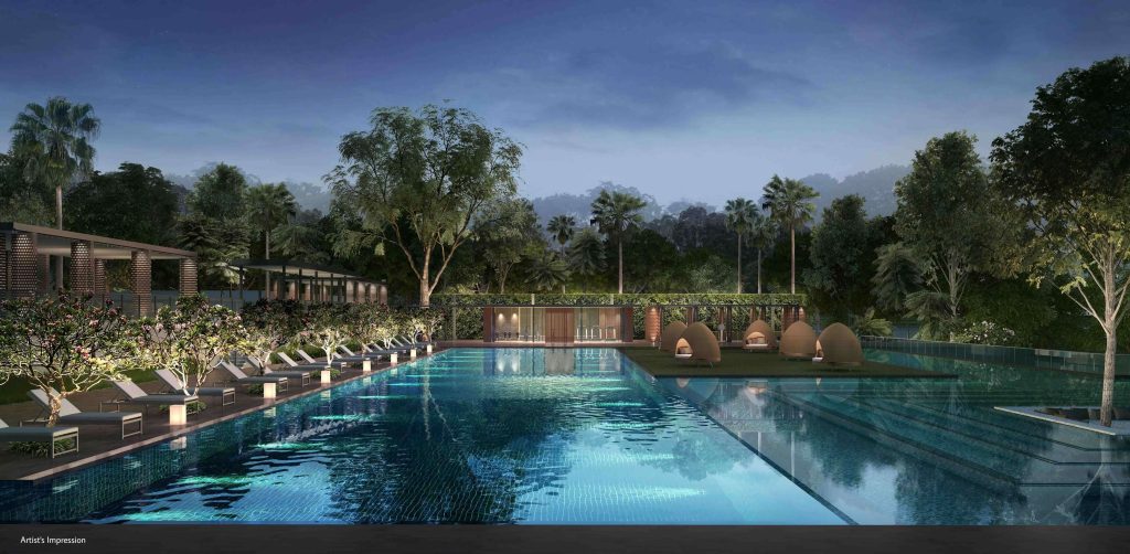 Normanton Park swimming pool, Queenstown, Singapore