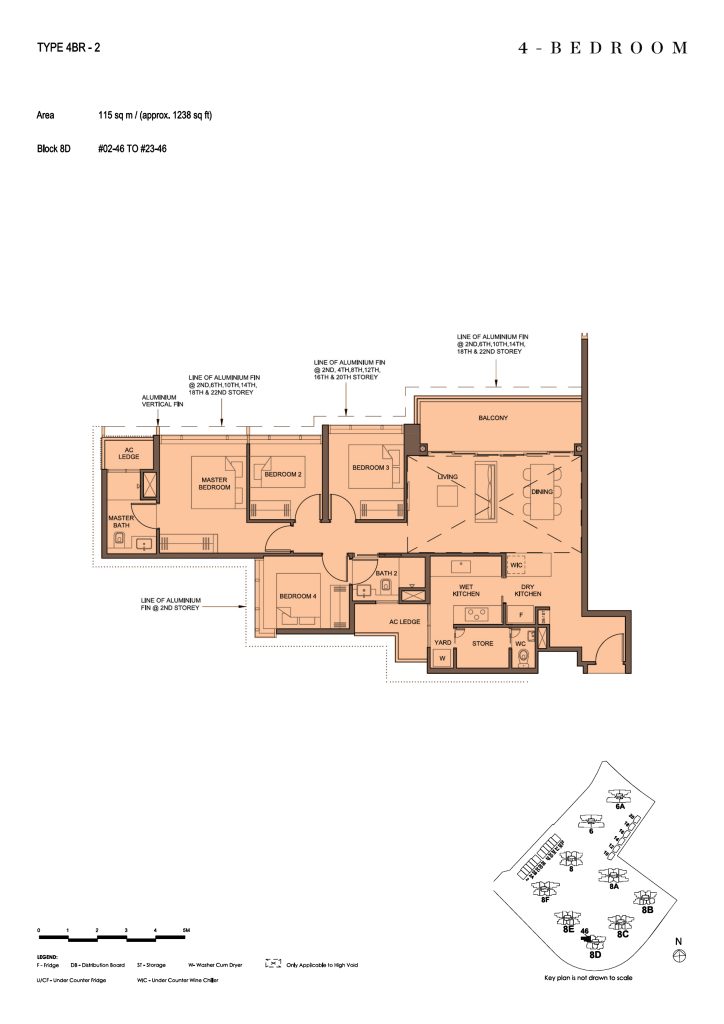 Parc Clematis floor plan, 1238 sqft, Clementi, Singapore