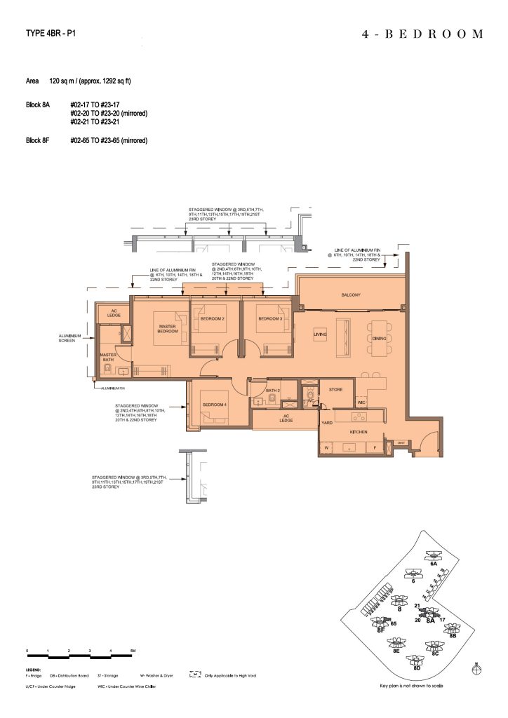 Parc Clematis floor plan, 1292 sqft, Clementi, Singapore