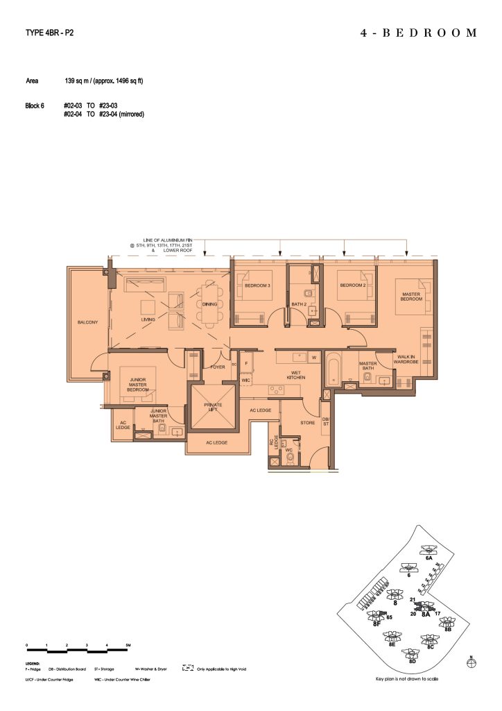 Parc Clematis floor plan, 1496 sqft, Clementi, Singapore