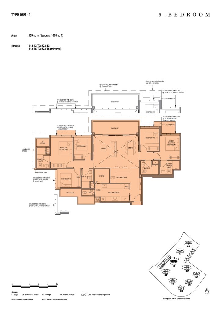Parc Clematis floor plan, 1668 sqft, Clementi, Singapore