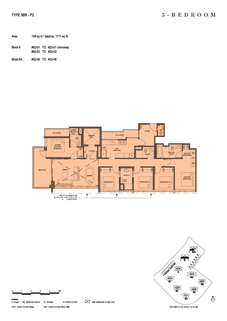Parc Clematis floor plan, 1711 sqft, Clementi, Singapore