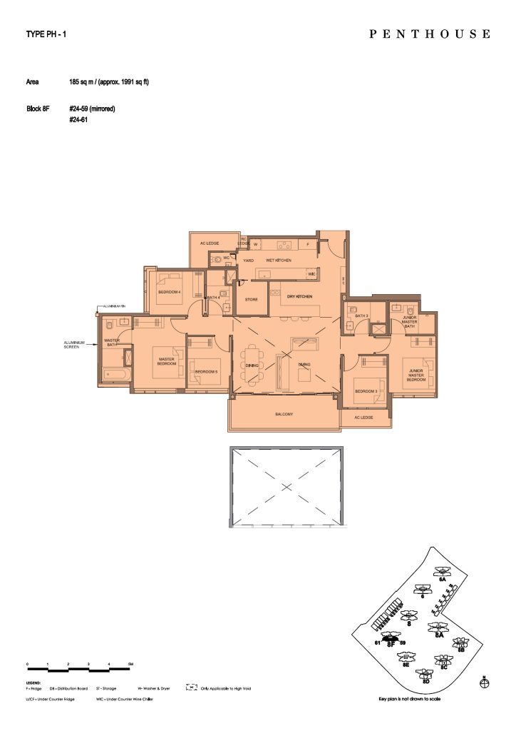 Parc Clematis floor plan, 1991 sqft, Clementi, Singapore