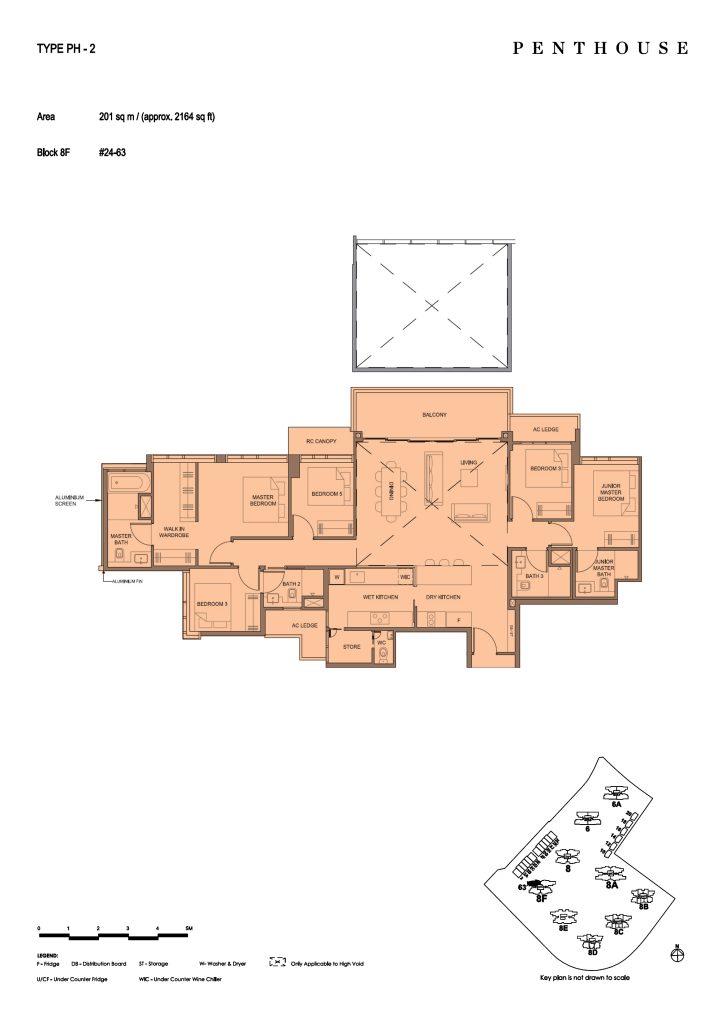 Parc Clematis floor plan, 2164 sqft, Clementi, Singapore