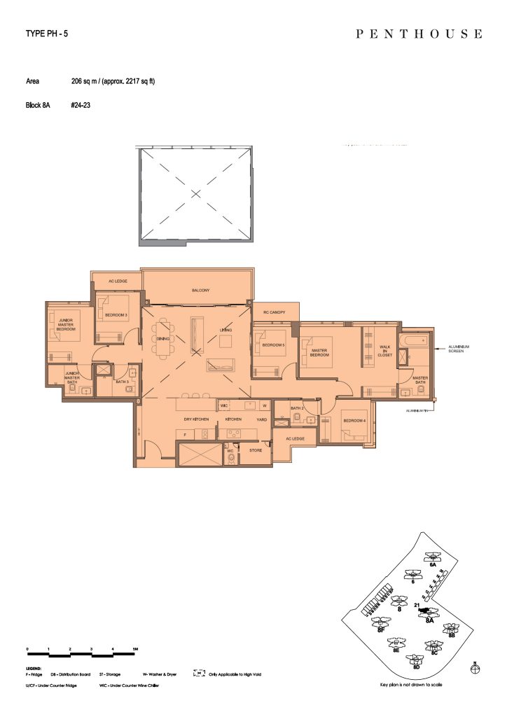 Parc Clematis floor plan, 2217 sqft, Clementi, Singapore