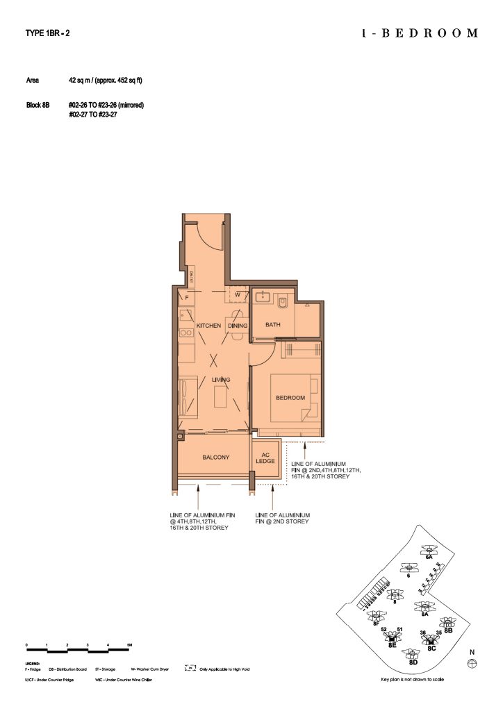 Parc Clematis floor plan, 452 sqft, Clementi, Singapore