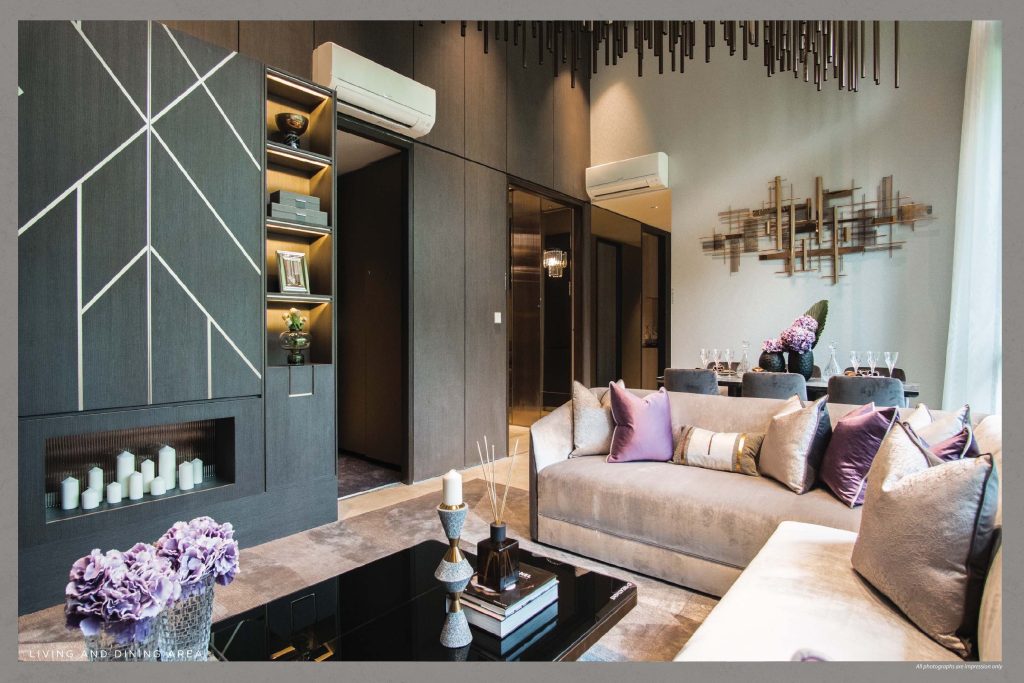 Parc Clematis living room, Clementi, Singapore