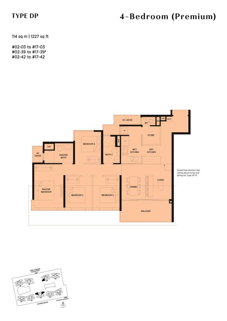 Parc Esta floor plan, 1227 sqft, Geylang, Singapore