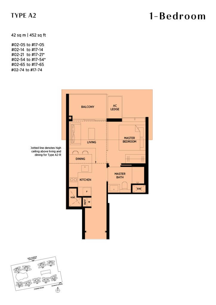 Parc Esta floor plan, 452 sqft, Geylang, Singapore