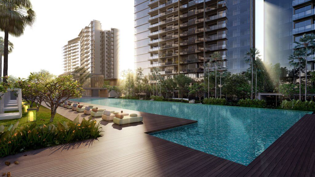 Parc Esta lap pool, Geylang, Singapore
