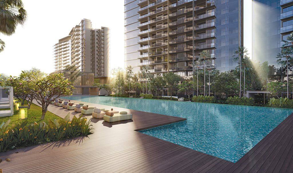 Parc Esta swimming pool, Geylang, Singapore