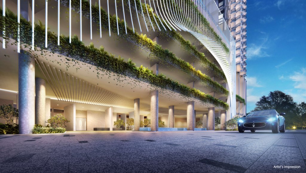 Queens Peak entrance, Queenstown, Singapore