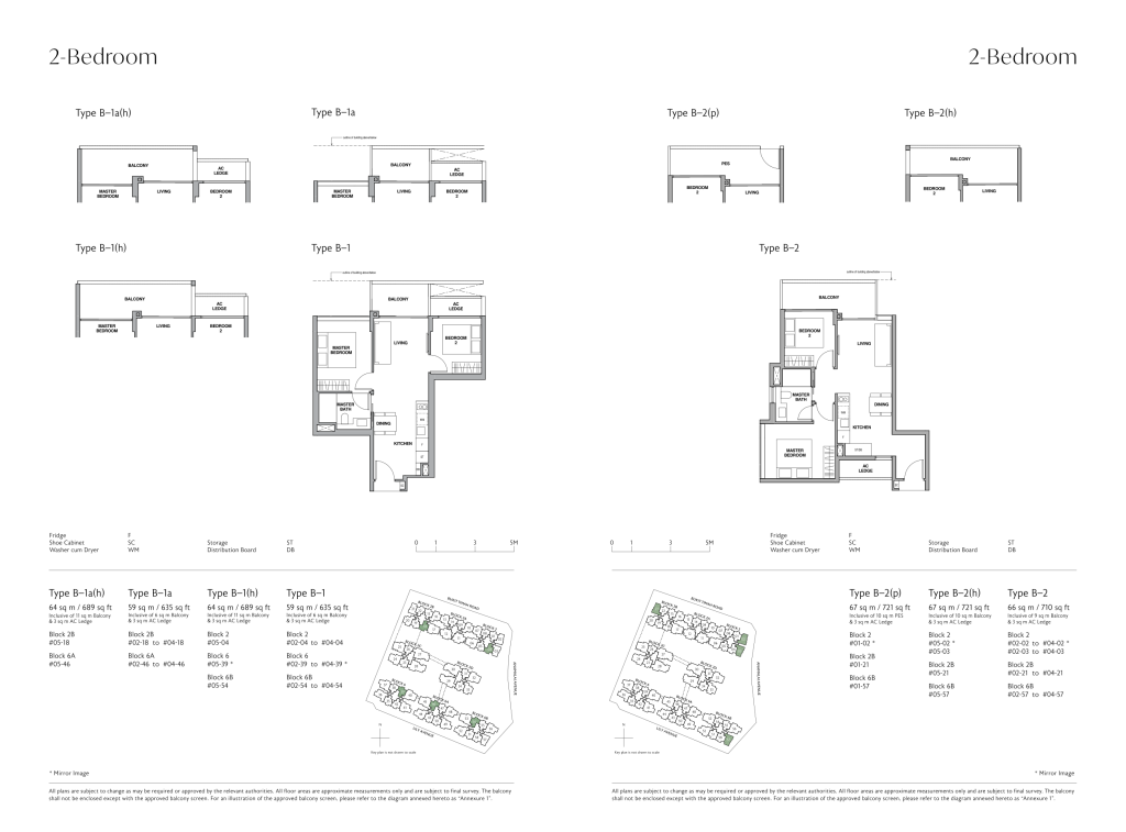 Royalgreen floor plan full brochure, Type RG