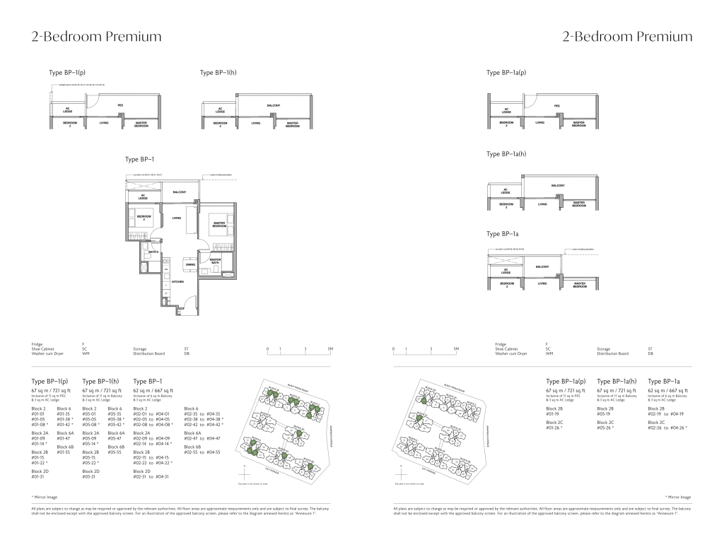 Royalgreen floor plan full brochure, Type RG