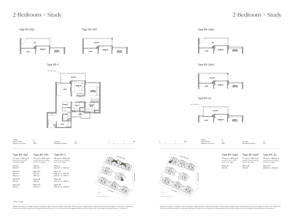 Royalgreen floor plan full brochure, Type RG
