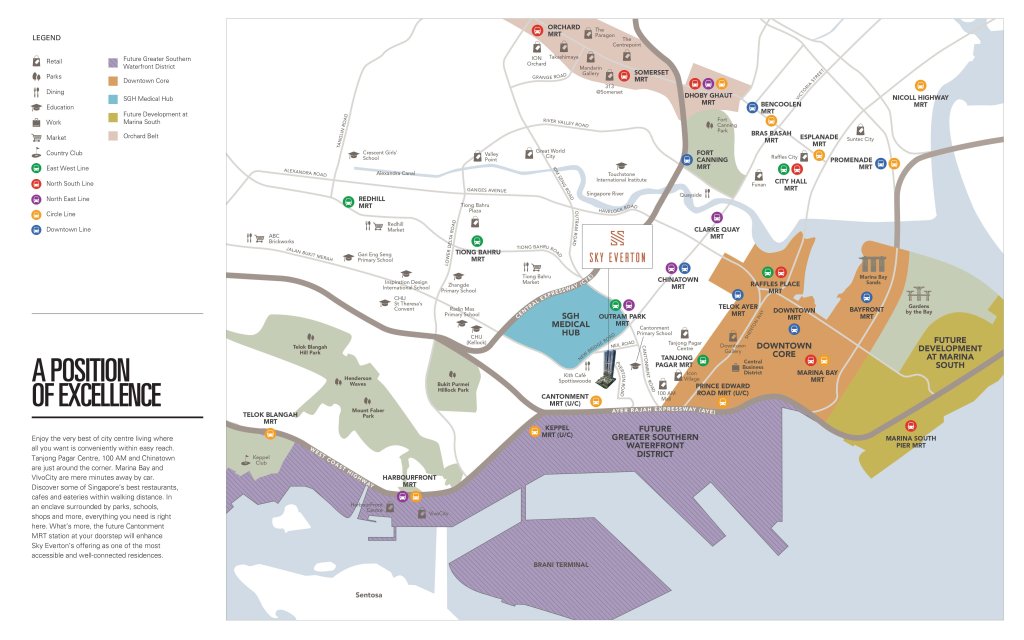 Sky Everton location map, Bukit Merah, Singapore