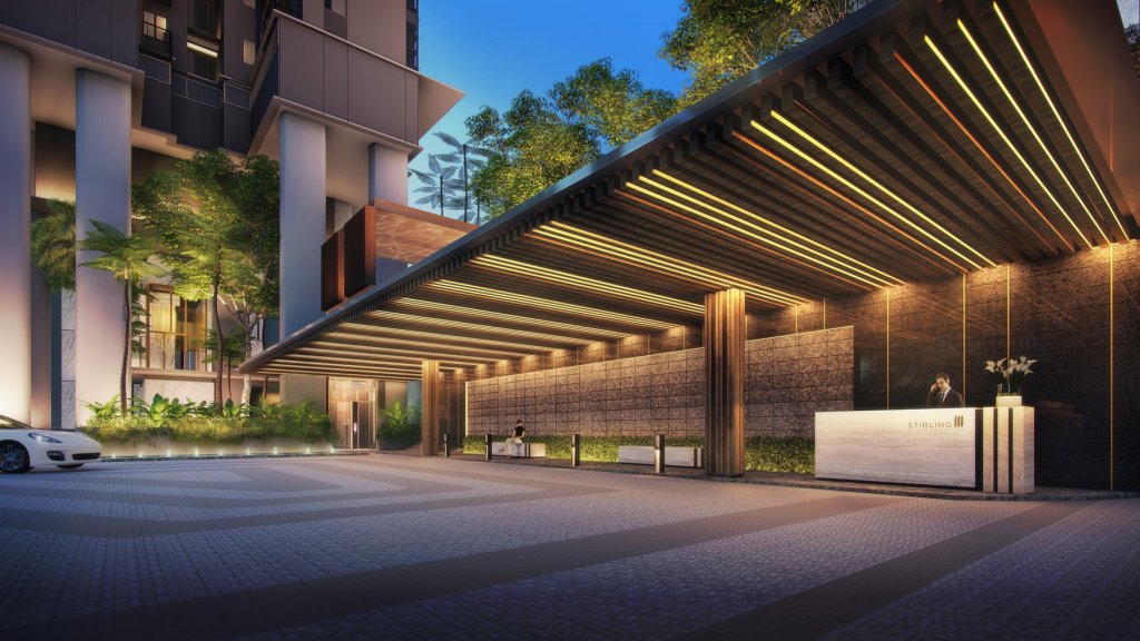 Stirling Residences Arrival Lobby