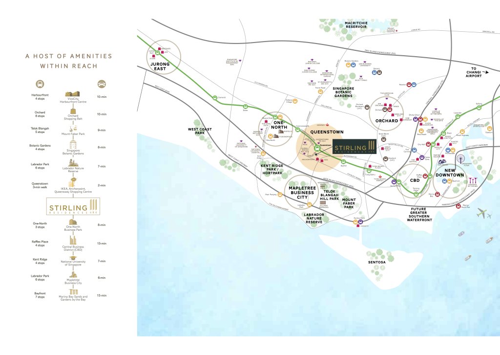 Stirling Residences Location Map